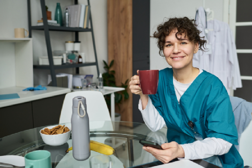 A peaceful clinical intake room optimized for a professional session of coffee cup interpretation